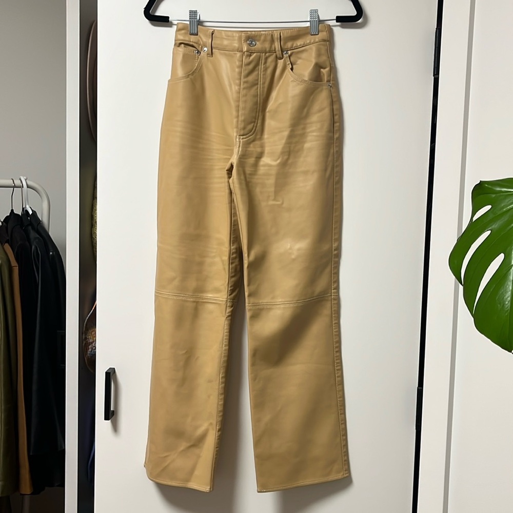 Free People Pleather Pants